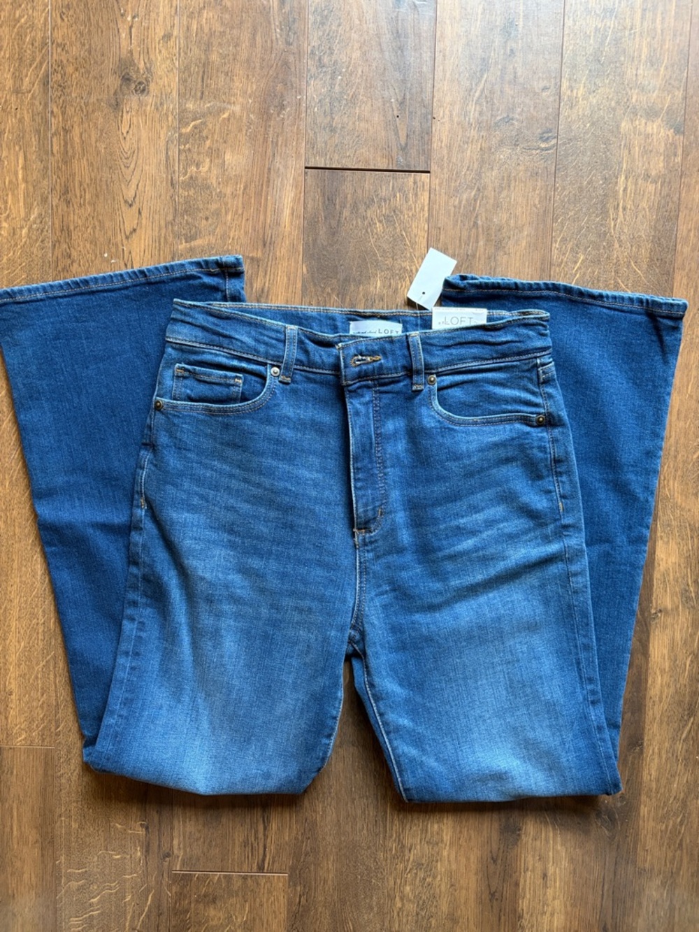 High Rise Relaxed Flare Jeans - Picture 2 of 5